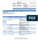 Check List Verificacin de Fallas Por Riel Quebrado