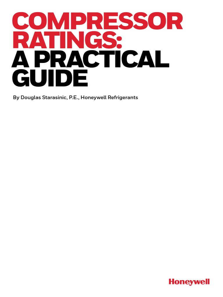 Compressor Ratings A Practical Guide PDF