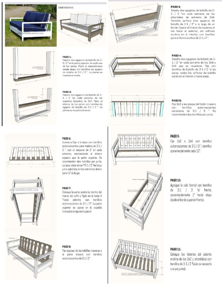 planos de sofa | PDF