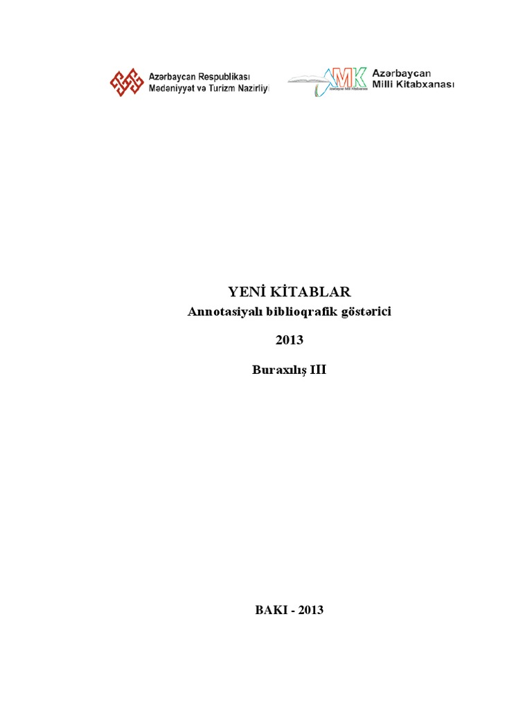 Yenikitab2013 3 | PDF