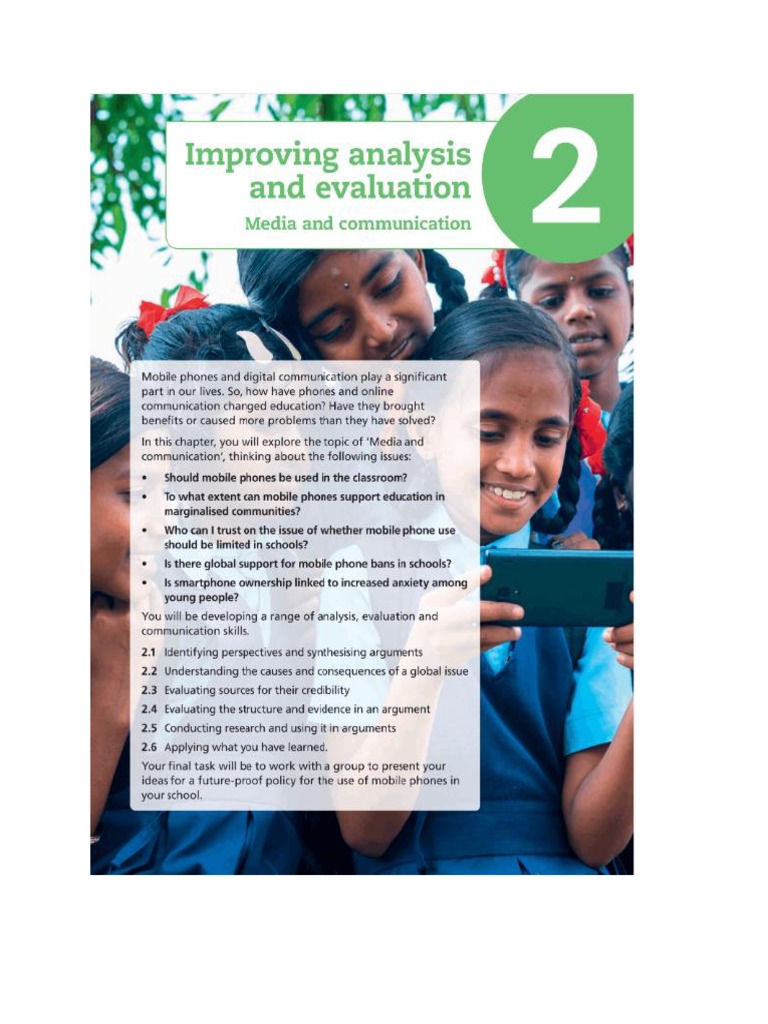 Chapter 2 - Improving Analysis & Evaluation TEXTBOOK PDF | PDF