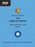 MCC Laws of Cricket 2017 Final Version Clean 10 Aug | PDF | Cricket ...