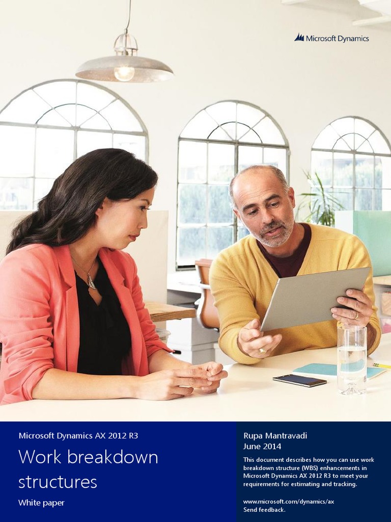 Work Breakdown Structures in Microsoft Dynamics AX 2012 R3 | PDF