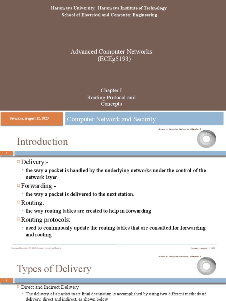 2.routing and Routing Protocol Final | PDF