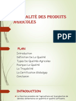 La Qualitã© Des Produits Agricoles