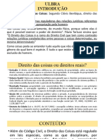 Aula 01 - 03 - 08 - 21 DIREITO DAS COISAS