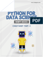 Learn Python  Numpy Basics Cheat Sheet Part-2