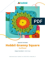 Hobbii Granny Square Sunflower Us