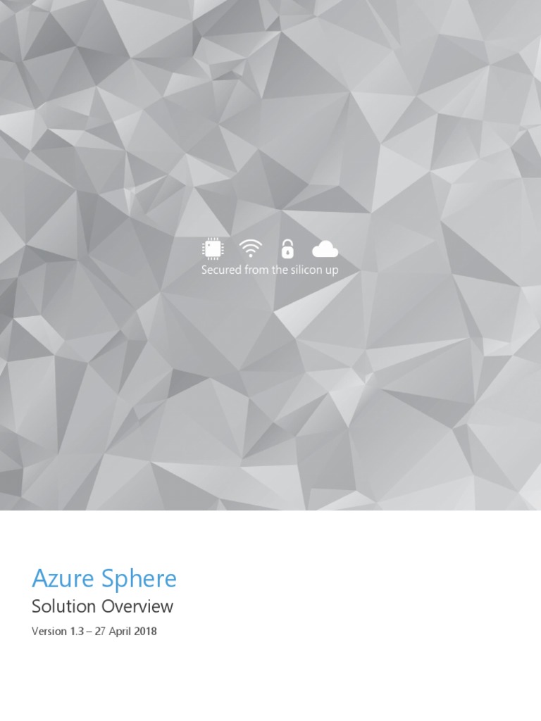 Azure Sphere Solution Tech Deep | PDF