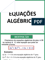 Equações Algébricas