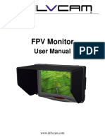 Delvcam 7 FPV Monitor With Dual 5 8ghz Delv Dualfpv 7 B H 260363 User Manual