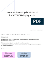 XTOUCH RC1 Software Update Procedure