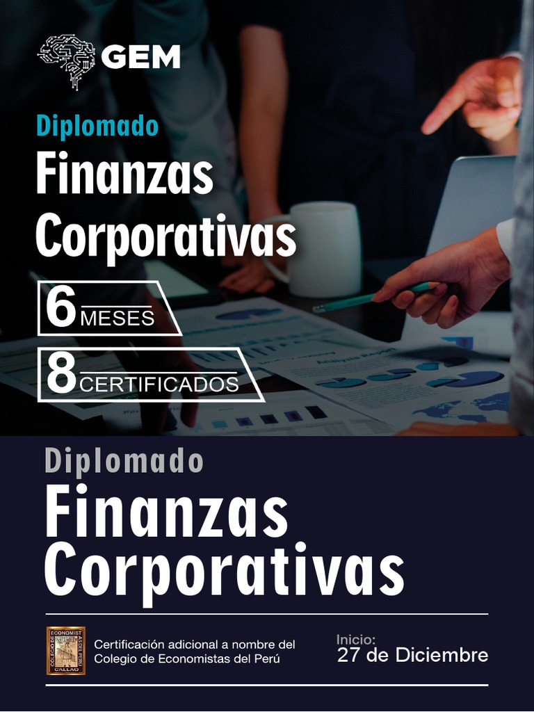 Diplomado en Finanzas Corporativas | PDF | Economias | Business