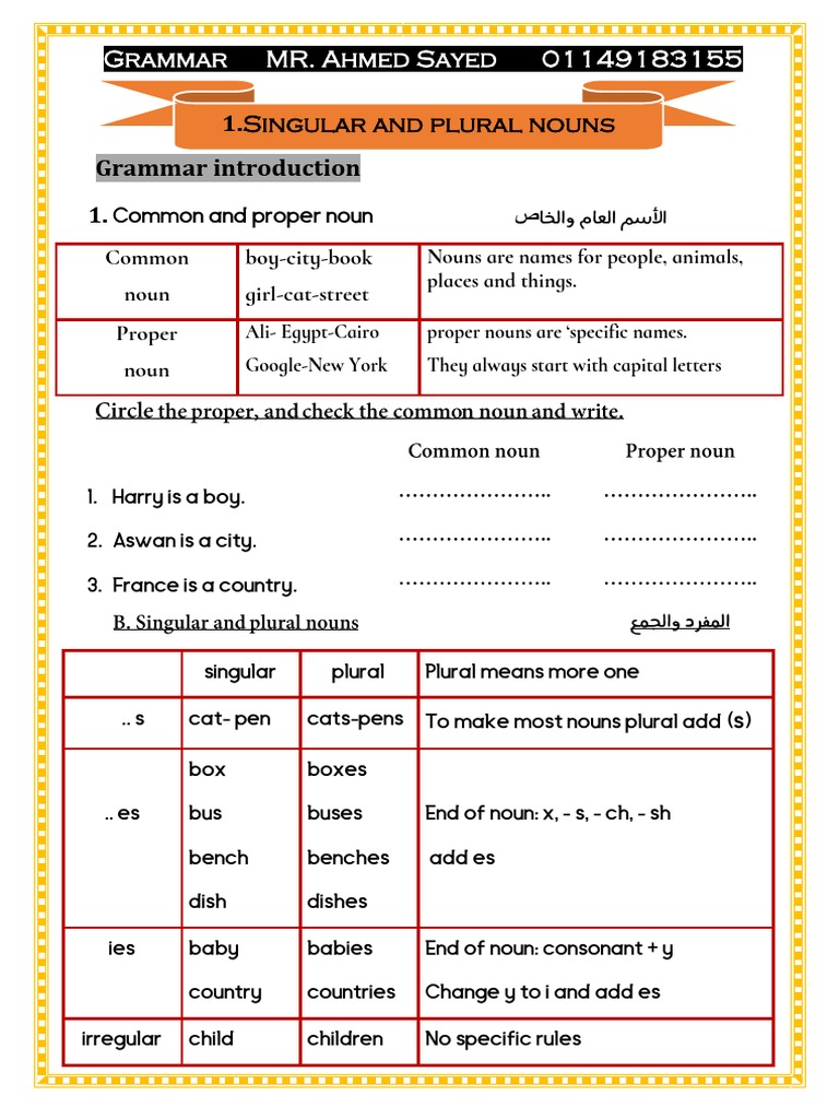 Grammar | PDF | Grammatical Number | Plural