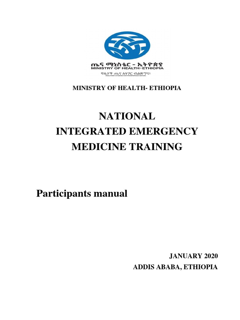 Ethiopia Emergency Medicine Training Manual | PDF | Emergency ...