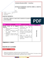 .Sesion de Comunicacion - Escribimos Cuentos Sobre La Amistad en La Escuela