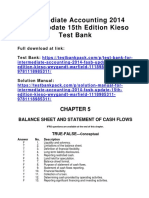 Intermediate Accounting 2014 FASB Update 15th Edition Kieso Test Bank 1