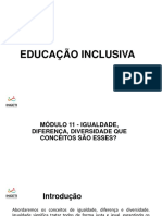 Módulo 11 - Educação Inclusiva
