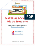 MATERIAL Dia Dos Estudante