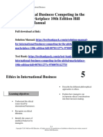 International Business Competing in The Global Marketplace 10th Edition Hill Solutions Manual 1