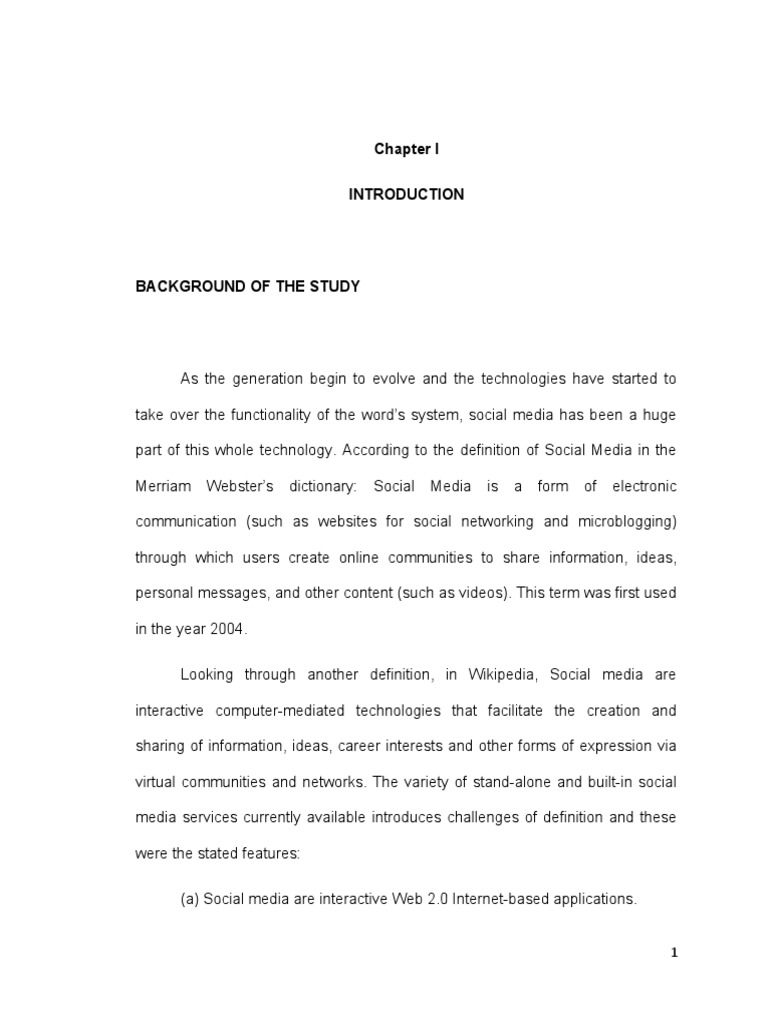 The effects of social media to the academic performance of 11 stem