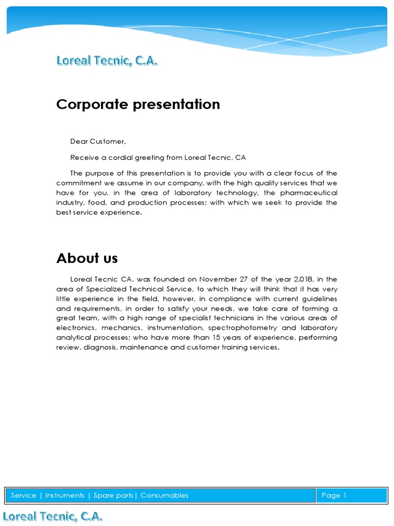 Corporate Presentation Loreal Tecnic Ca 2023 Pdf Total Organic