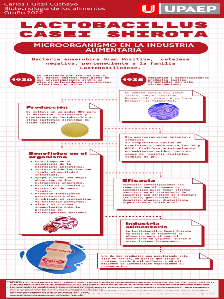 Infografia Microorganismo en La Industria Alimentaria | PDF
