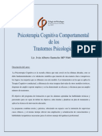 Curso Terapia Cognitiva Comportamental Trastornos Psicologicos CPPC 2023
