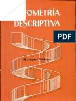 Geometría descriptiva- compendio de geometría descriptiva para técnicos Escrito por B. Leighton Wellman-Leighton Wellman. B.