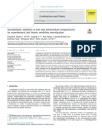 Zhang (2018) - Acetaldehyde Oxidation at Low and Intermediate Temperature