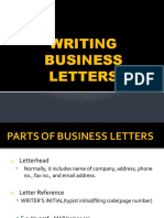 1.format of Business Letters