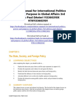 International Politics Power and Purpose in Global Affairs 3rd Edition Paul DAnieri Solutions Manual 1