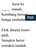 Pantun Tulisan Berangkai