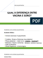 Qual A Diferença Entre Vacina E Soro?: Acidentes Com Animais Peçonhentos