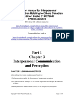 Interpersonal Communication Relating To Others Canadian 7th Edition Beebe Solutions Manual 1