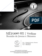 Método H5 - Violino - Vol 1 - Reunião de Jovens e Menores - INFOGRÁFICO