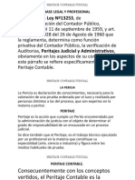 Peritaje Contable Judicial