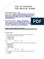 Introduction To Criminal Justice 14th Edition Siegel Test Bank 1