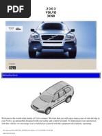 VOLVO XC90 2003 User Manual