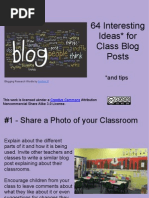 Download 64 Interesting Ideas for Class Blog Posts by ed2918 SN66465208 doc pdf
