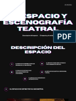 El Espacio en La Escenografía Teatral