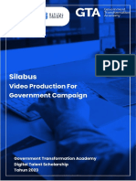 Silabus - Video Production For Government Campaign