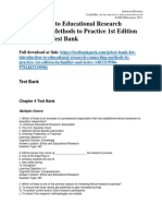 Introduction To Educational Research Connecting Methods To Practice 1st Edition Lochmiller Test Bank 1
