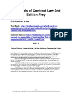 Essentials of Contract Law 2nd Edition Frey Solutions Manual Download