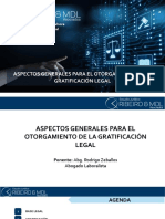 Diapositivas - ASPECTOS GENERALES PARA EL OTORGAMIENTO DE LA GRATIFICACIÓN LEGAL