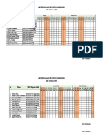 Absensi Magang III SMPN 12 Palembang