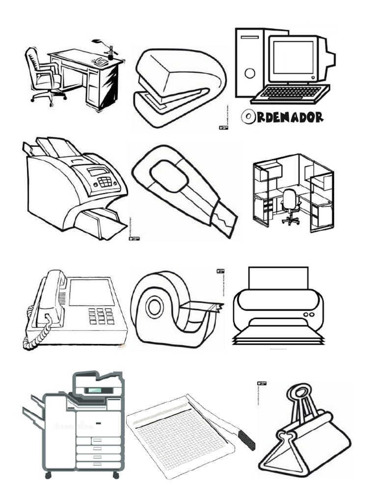 dibujos-para-colorear-equipo-de-oficina-pdf