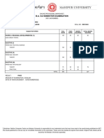 B.A. 3Rd Semester Examination: Rayburn College