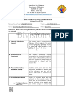 Appraisal Form For SchoolHead ACTION RESEARCH