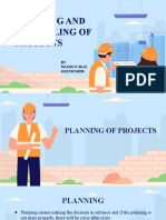 Planning and Scheduling of Projects